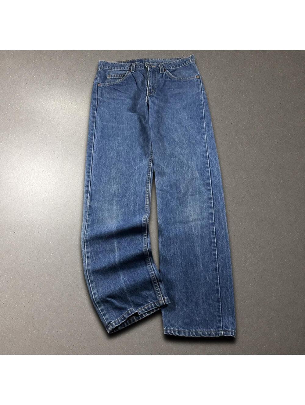Vintage Orange Tab Levi’s 505 Made In USA Straight Leg Jeans - Fits 30x29.5!